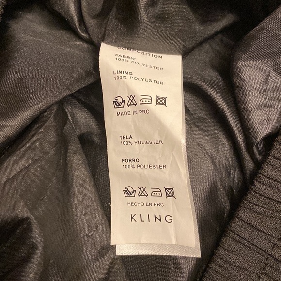 Kling Black Lined Elastic Waist Pull On Running Foxes Pattern Skirt - Picture 4 of 4